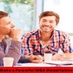 MBA dissertation help UK